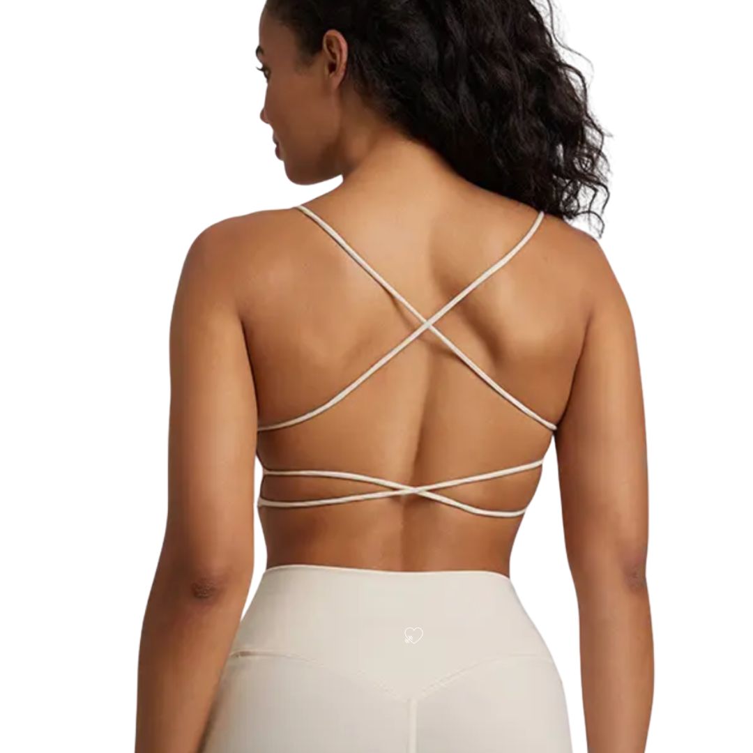 Is That The New Light Support Criss Cross Backless Sports Bra